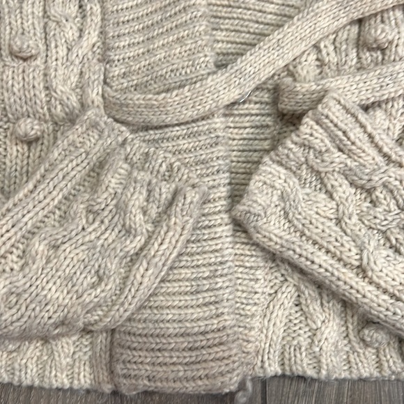 Chunky knit cropped cardigan - Picture 5 of 8